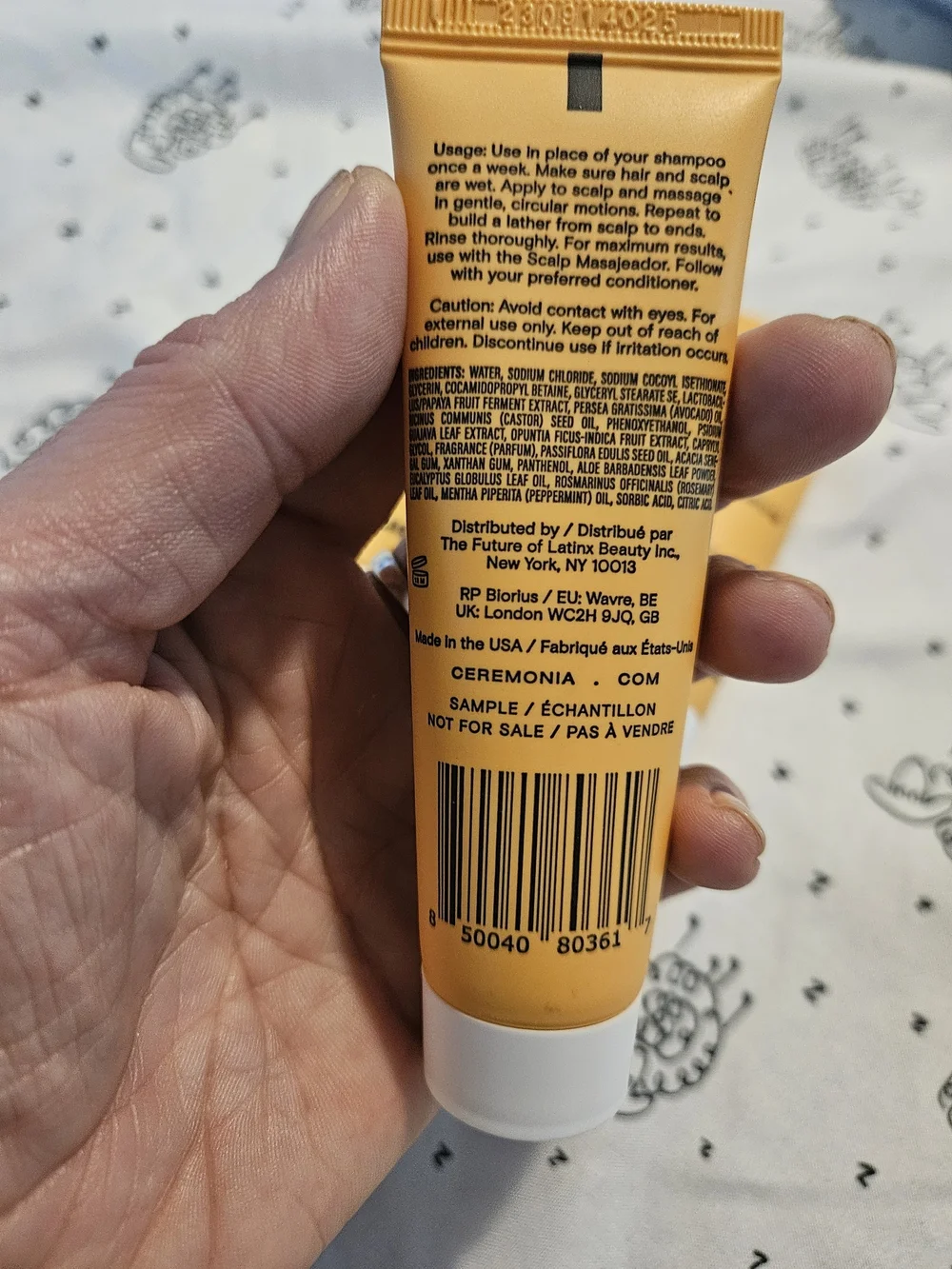 4 x Ceremonia Papaya Scalp Scrub - Orange